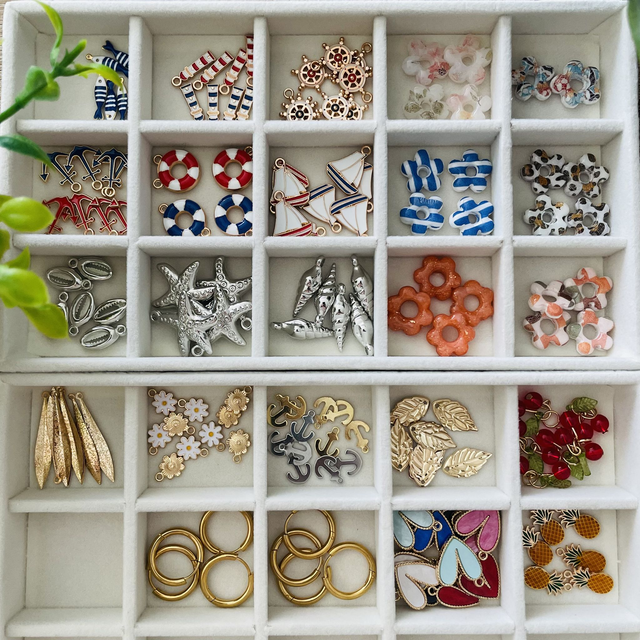 Créoles à personnaliser - Pampilles interchangeables