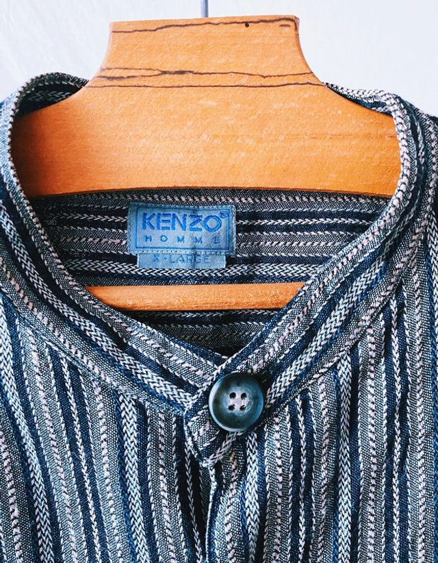 Chemise col mao - Kenzo vintage - XL