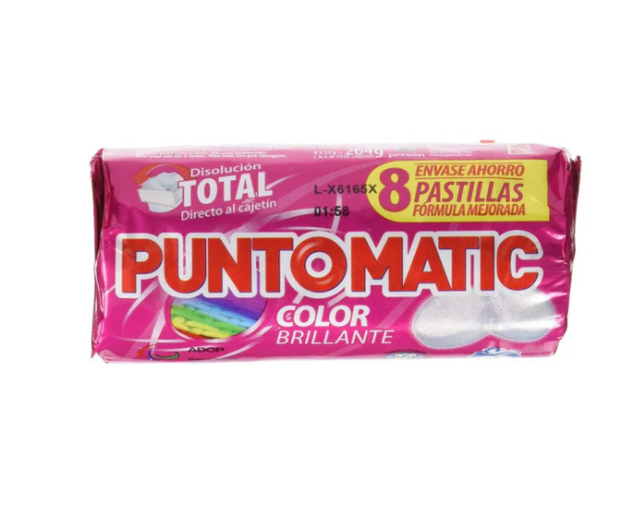 puntomatic detergent colours 