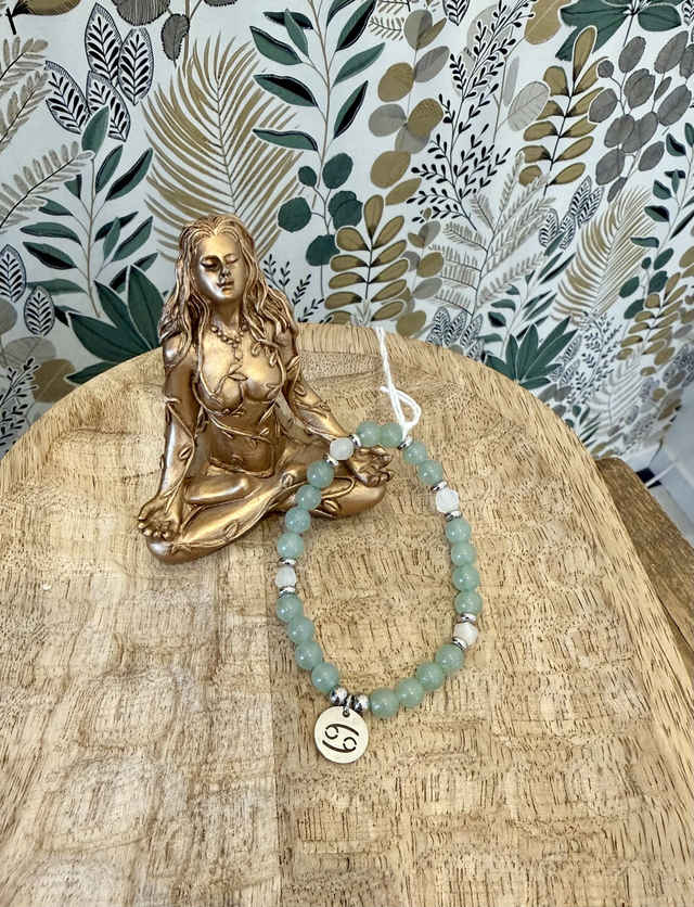 Bracelet Cancer - Aventurine &amp; Pierre de Lune