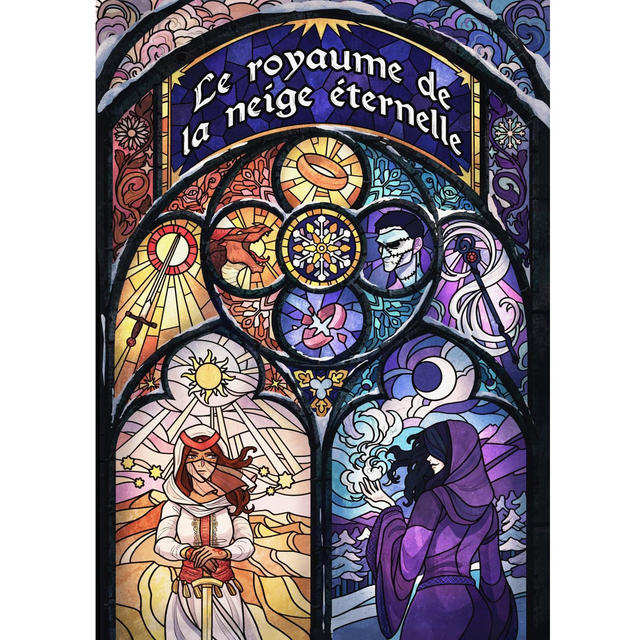 Poster A4 couleur "Le Royaume de la Neige Éternelle"