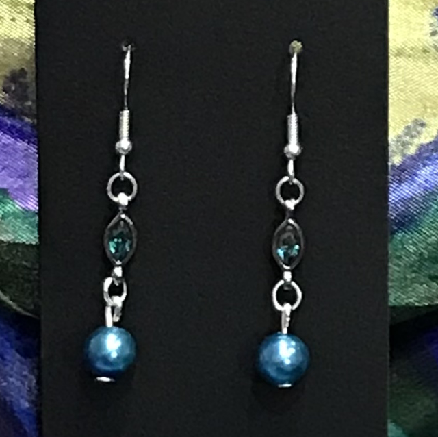 Blue Dangling Earrings - BLDE20