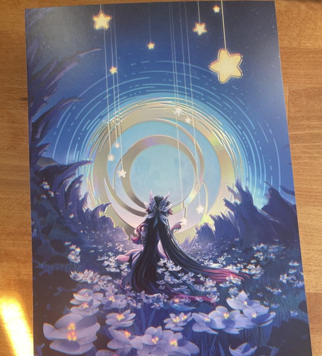 Foil Print - Columbina in Moonlight