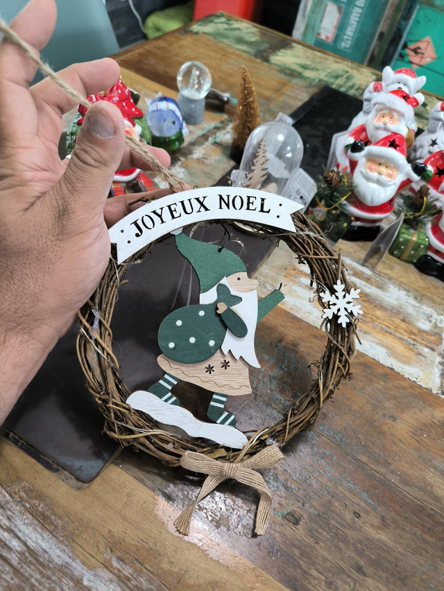 DÉCORATION JOYEUX NOËL LUMINEUSE A SUSPENDRE 