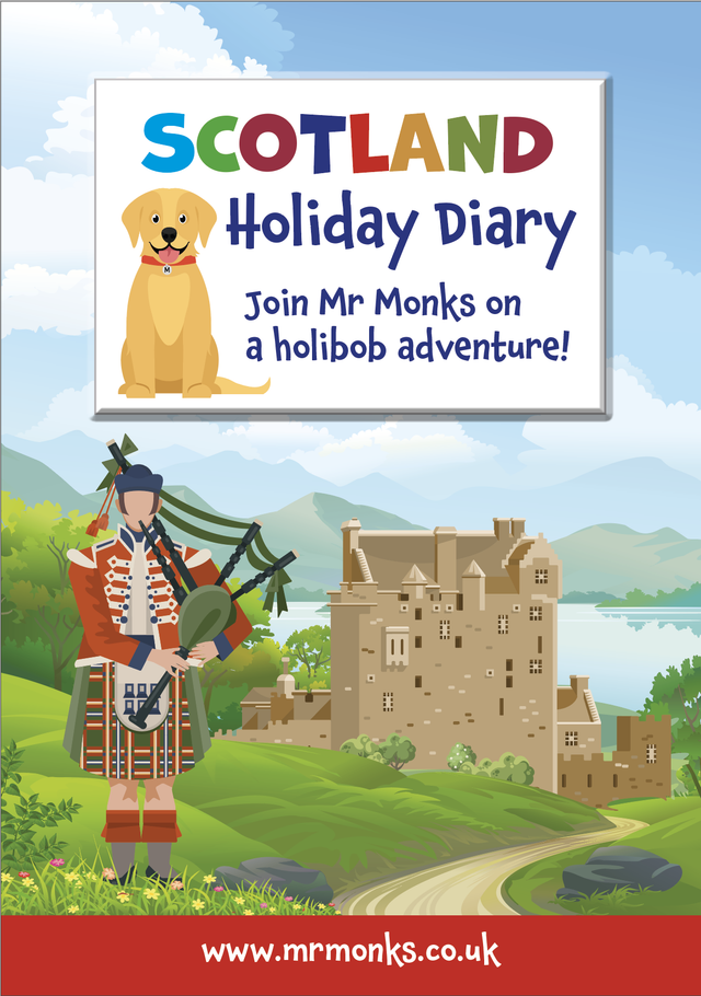 Mr Monks Scotland Children&#039;s Holiday Diary