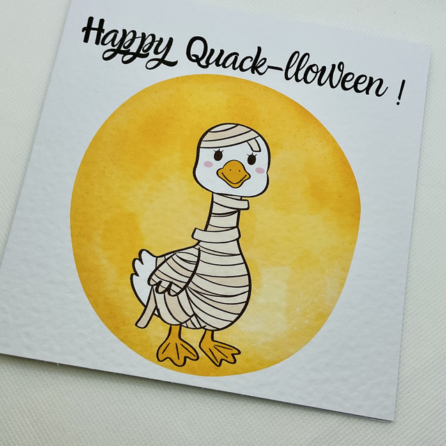 Halloween card. Fully personalised textured card.