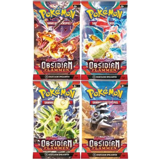 Pokémon Karmesin & Purpur – Obsidianflammen Booster