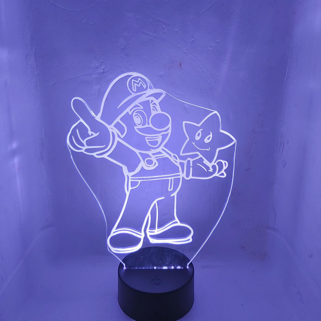 Lampe 3d Mario 