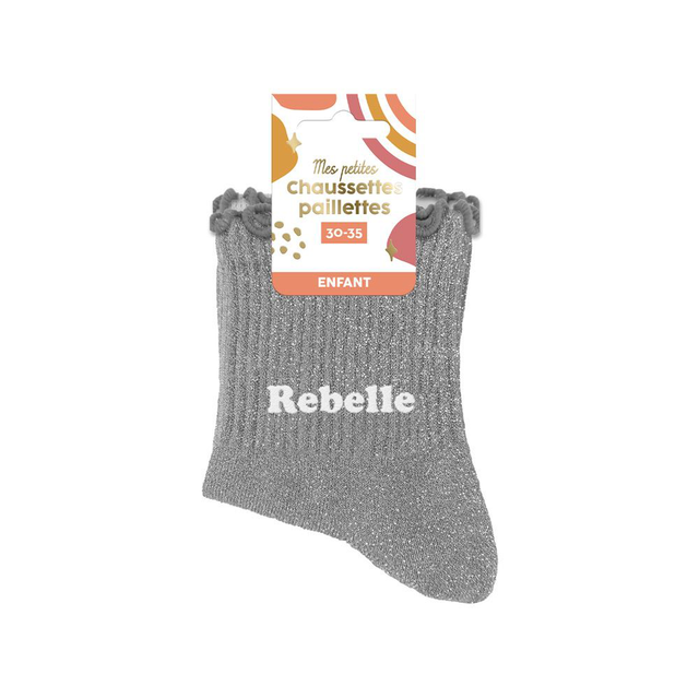 Chaussettes à paillettes enfant 30-35