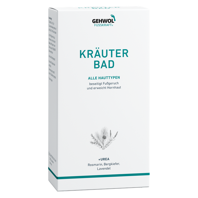 GEHWOL FUSSKRAFT Kräuter Bad 400 Gramm Beutel (weicht Hornhaut auf und beseitigt unangenehmen Fußschweiß und Fußgeruch.)