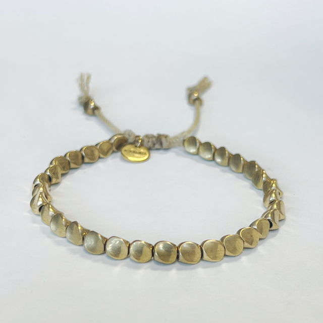 BRACELET PORTE BONHEUR 33 PERLES BOUDDHISTES EN CUIVRE