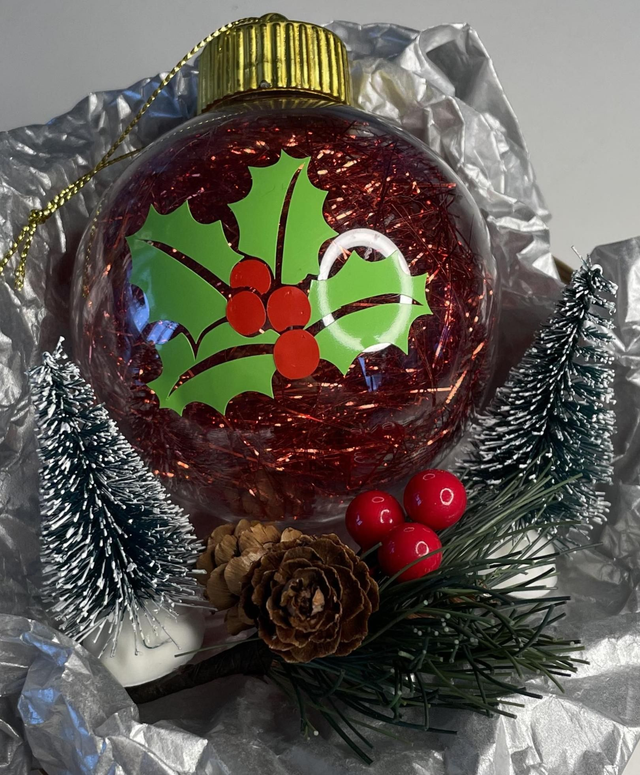 Boule de noël personnalisé 