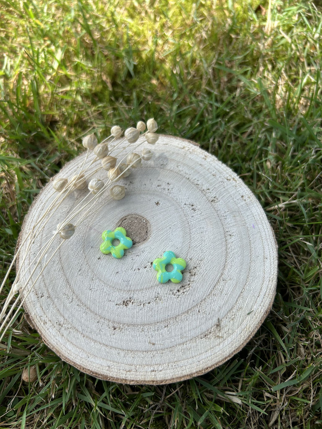 Pampilles Mini Alma vert et bleu 
