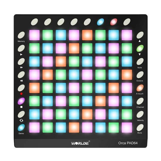 Worlde Orca Pad 64 midi controller