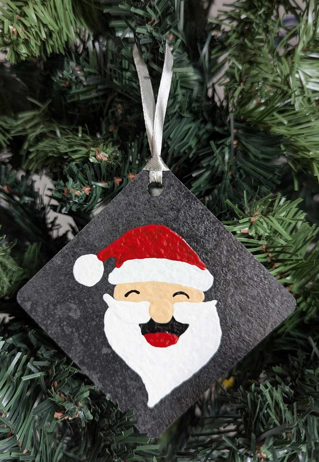 Tête de père Noël 2024