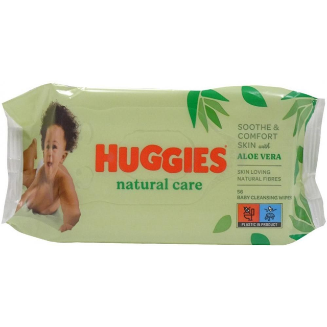 Huggies Natural Care Aloe Vera Baby Cleansing Wipes