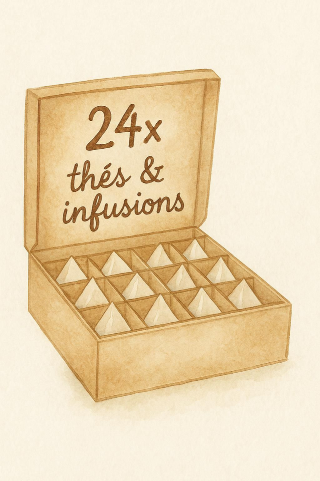 Mini calendrier de l'avent exclusif thés et infusions