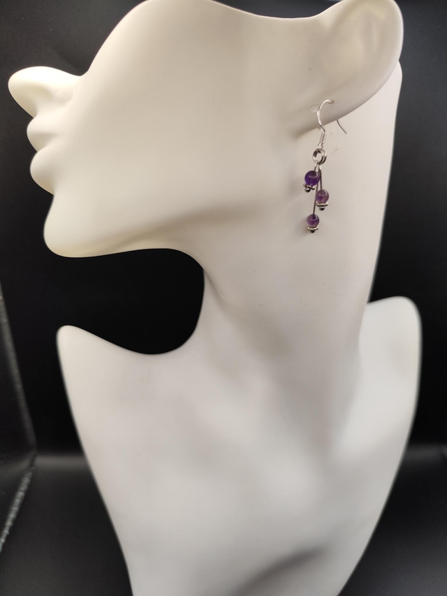 Amethyst earrings