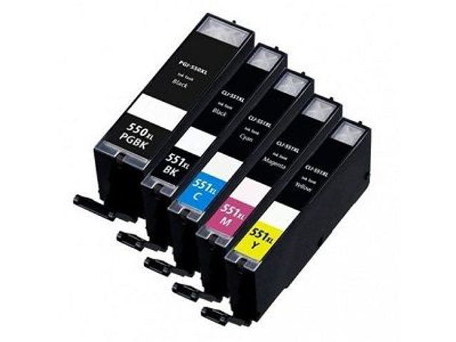11ML Com for Canon Pixma IP7250 | MG5450 | MG6350#CLI-551XLBK.