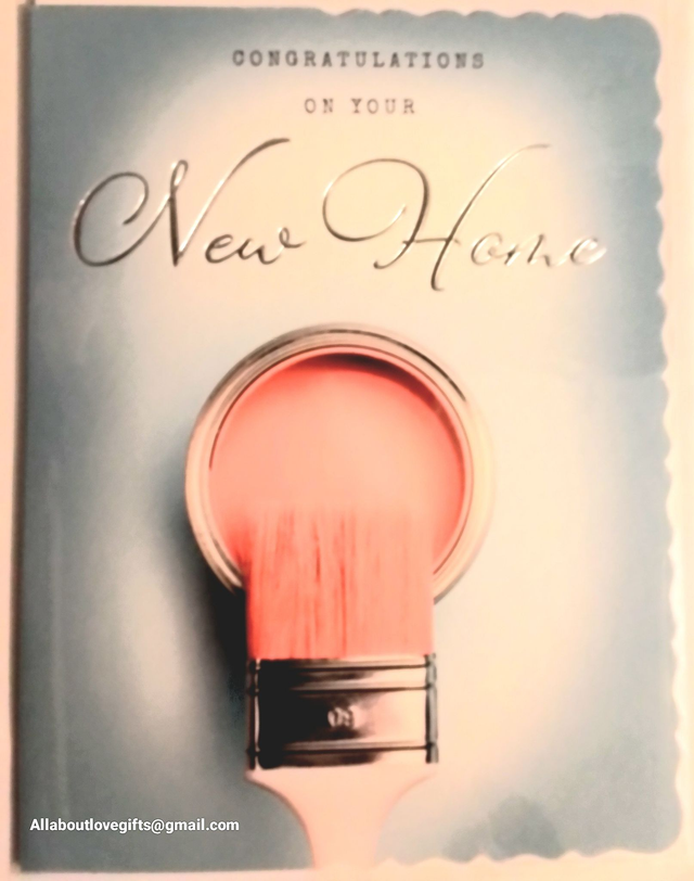 New Home Card Paint Design 