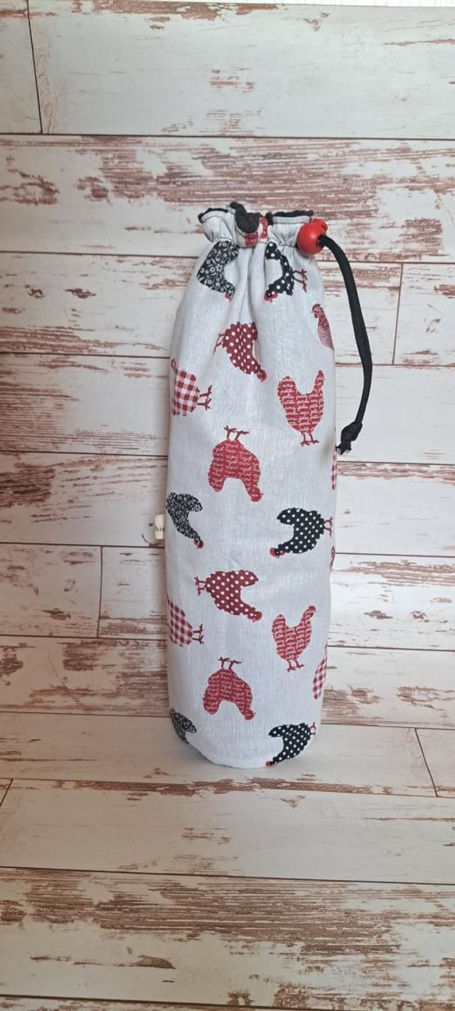 Protection gourde 750ml poules