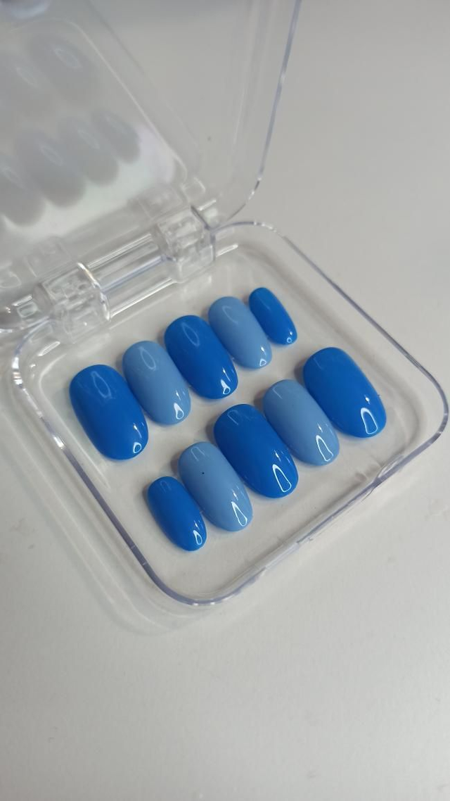 Duo de bleu - Oval M