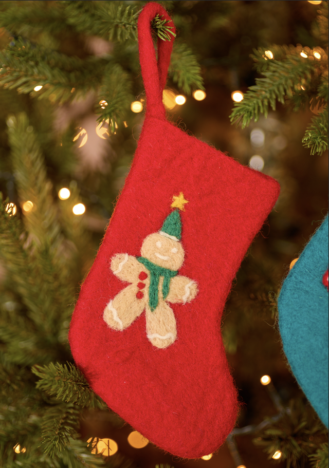 Felt Character Mini Stockings, Available in 5 Designs