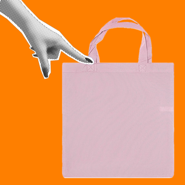 Pink Cotton Tote 