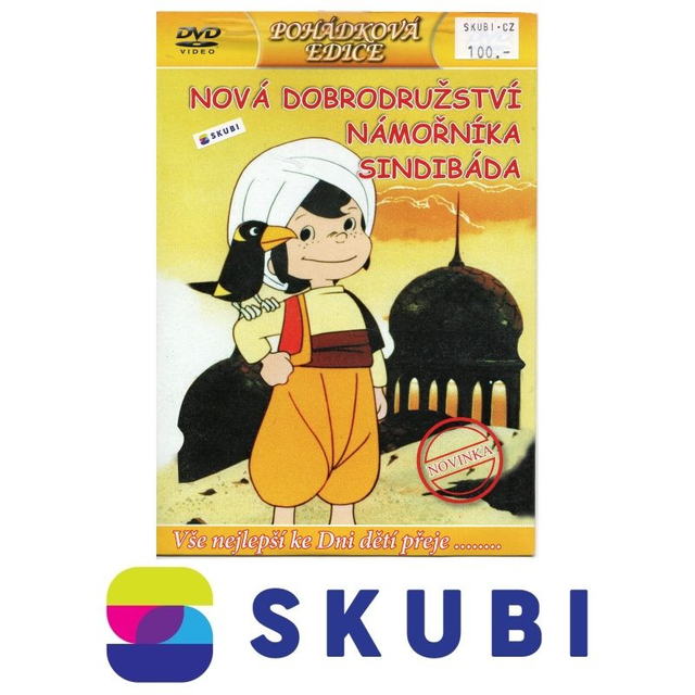 DVD Nová dobrodružství námořníka Sindibáda - česky