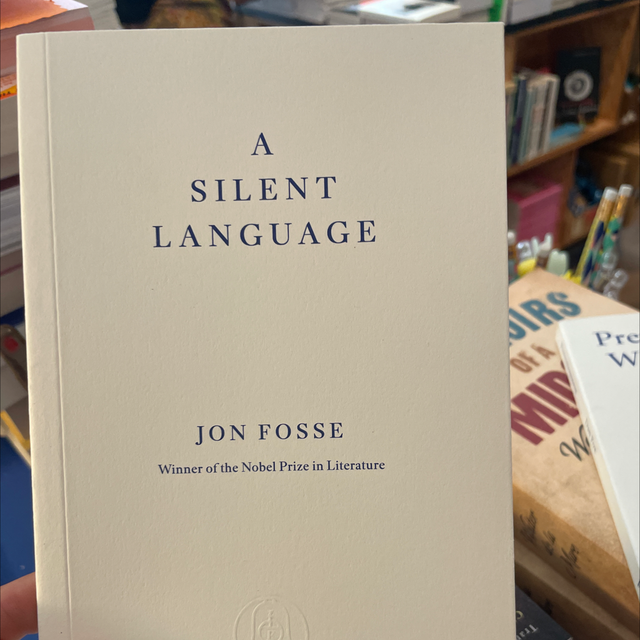 A Silent Language Jon Fosse