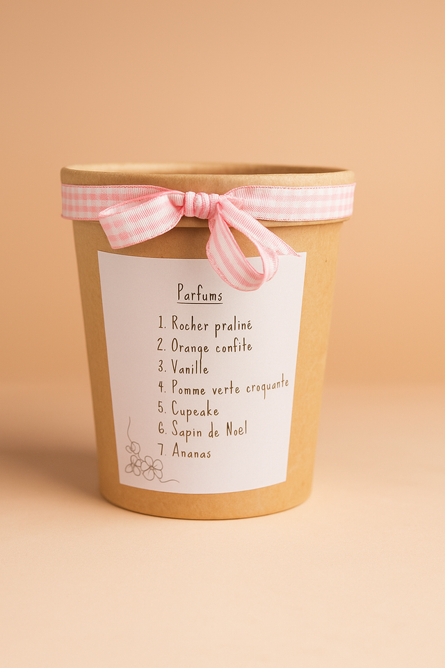 Coffret ‘Instants Parfumés’ – 7 Fondants: Rocher praliné, Vanille,...