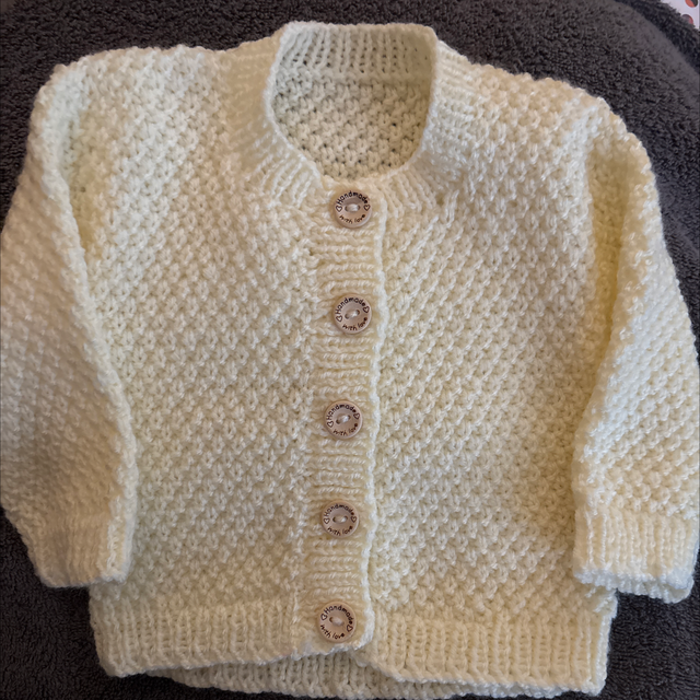 Lemon cardigan 3-6months 