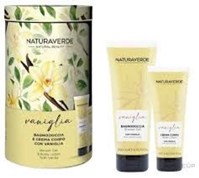 Naturaverde coffret shower+body lotion vaniglia