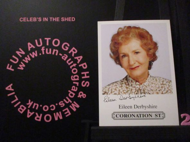 Eileen Derbyshire (Emily Bishop) Original Coronation Street Pre-Print Cast Card (2)