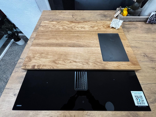 Ablage/Schneidebrett Eiche Geölt Individuell anpassbar an ihr Kochfeld