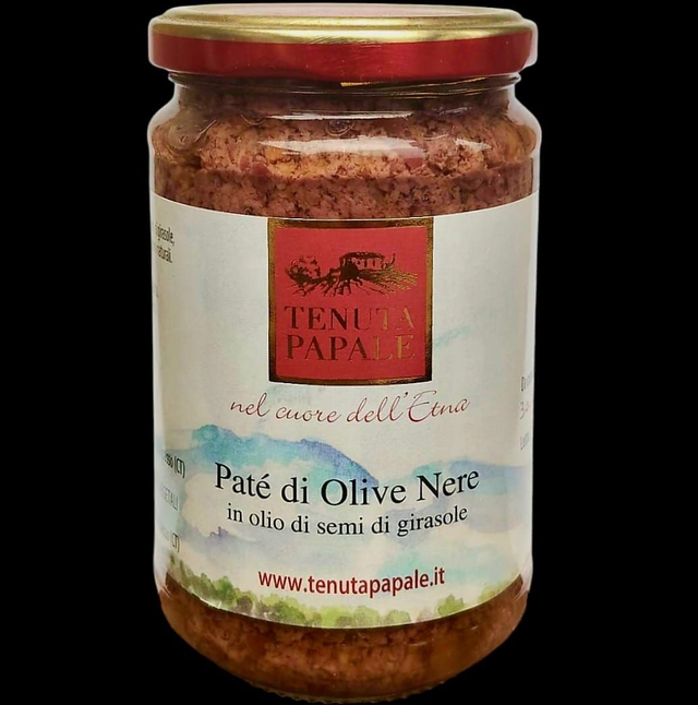 BLACK OLIVE PATE IN SUNFLOWER OIL - GR. 314