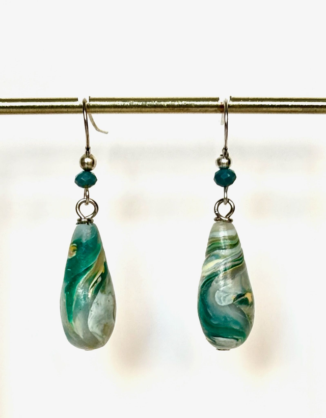 Boucles "Gouttes de mousse"