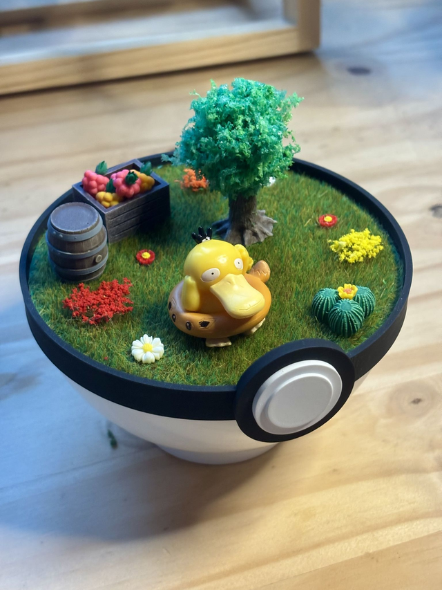 🌼 Terrarium Pokémon - Édition printemps -  Psykokwak 