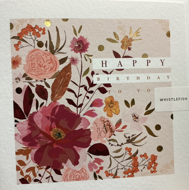 Birthday Open - Floral WF