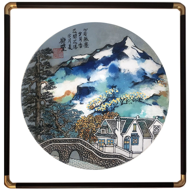 50×50 cm painting framed