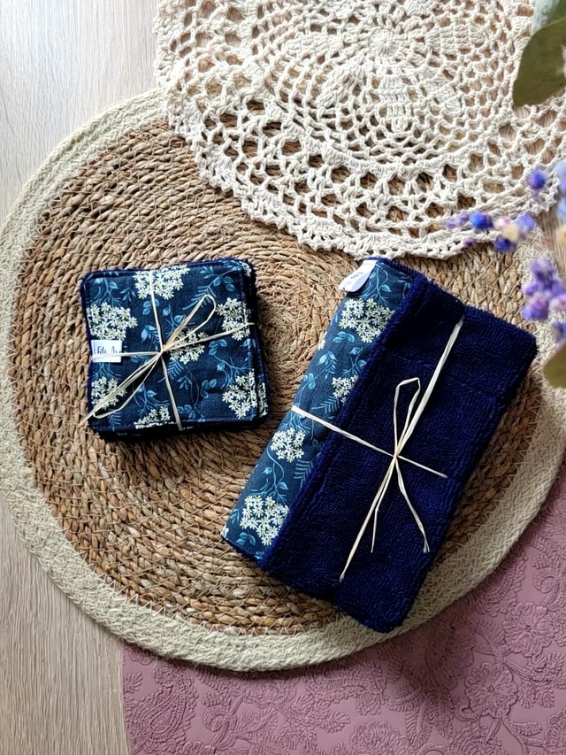 Gant + lingettes Bouquets d'hivers 