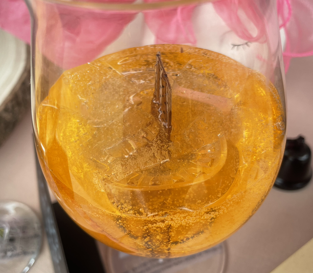 Bougie spritz rhubarbe 