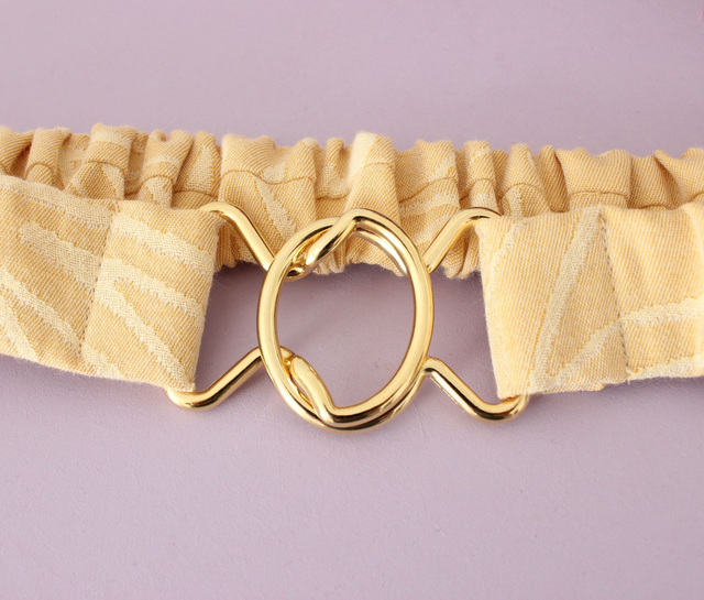 La ceinture élastique - JAUNE PASTEL