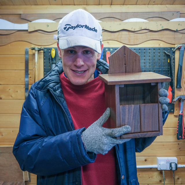 Robin Nesting Box (Hardwood)