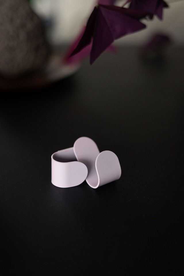 Support pour calendrier patères adhésives murales lilas