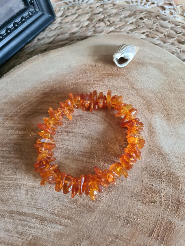Bracelet baroque Ambre 