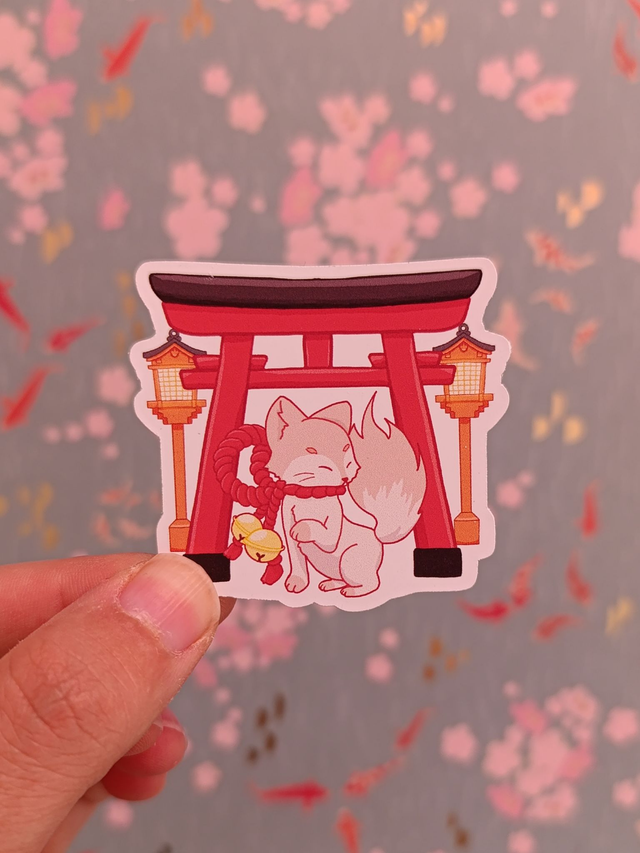 Fuchs Tori Vinyl Sticker 