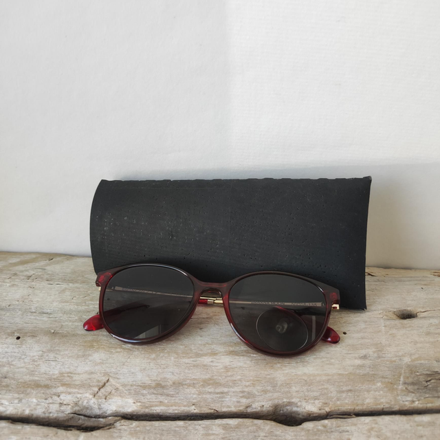 Pochette Lunettes Sun Liège Noir