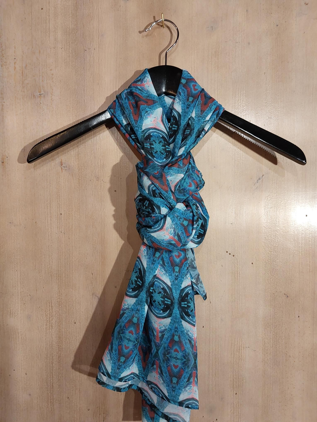 Valencia Bleu. Foulard