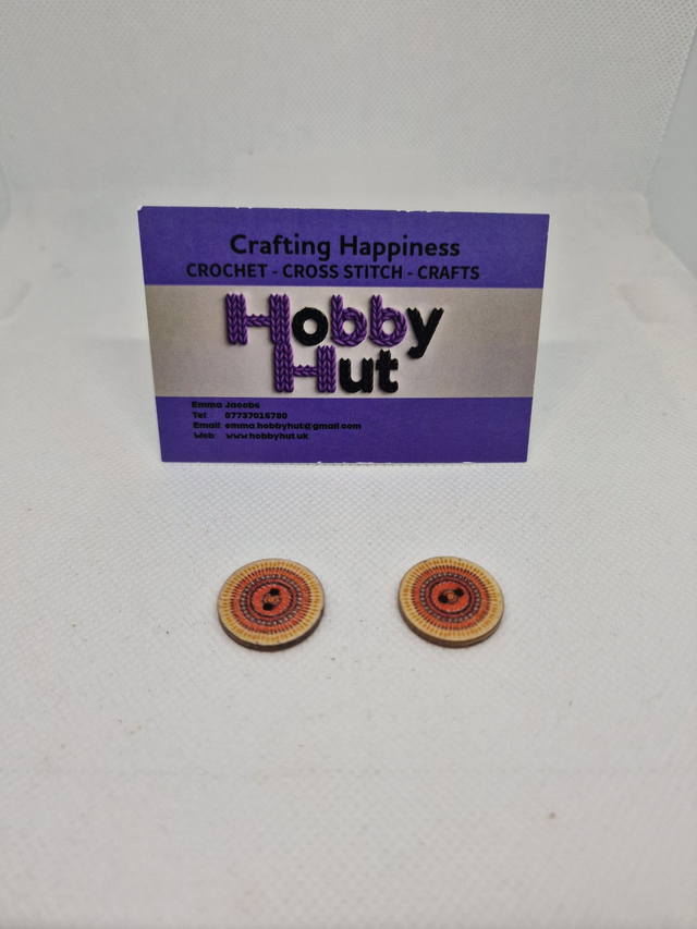 Vintage Style Buttons (22) 2cm